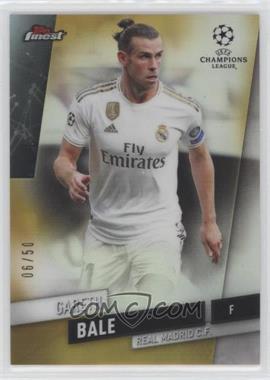 2019-20 Topps Finest UCL - [Base] - Gold Refractor #67 - Gareth Bale /50