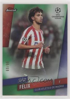 2019-20 Topps Finest UCL - [Base] - Green Refractor #25 - Joao Felix /99