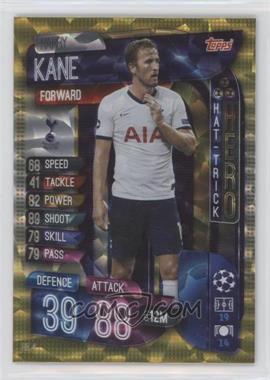 2019-20 Topps UCL Match Attax US Edition - Hat Trick Heroes - Cracked Ice #HH 4 - Harry Kane
