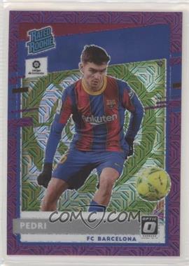 2020-21 Panini Chronicles - Optic Rated Rookies La Liga - Purple Mojo #5 - Pedri