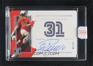 2020-21 Panini Impeccable Premier League - Impeccable Stats Autographs #SA-CR7 - Cristiano Ronaldo /31 [Uncirculated]