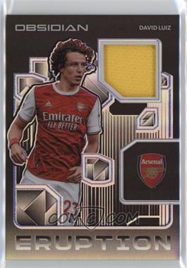 2020-21 Panini Obsidian - Eruption Relics - Electric Etch Purple #E-DL - David Luiz /75