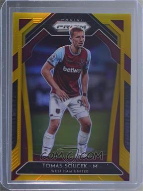 2020-21 Panini Prizm Premier League - [Base] - Gold Prizm #185 - Tomas Soucek /10