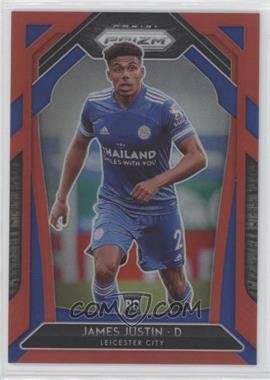 2020-21 Panini Prizm Premier League - [Base] - Red Prizm #131 - James Justin /149