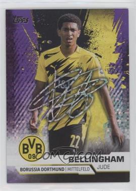 2020-21 Topps BVB Borussia Dortmund Mega Tin - [Base] - Purple Holofoil #27 - Jude Bellingham /50
