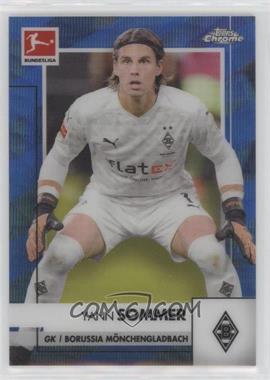 2020-21 Topps Chrome Bundesliga - [Base] - Blue Wave Refractor #77 - Yann Sommer /150