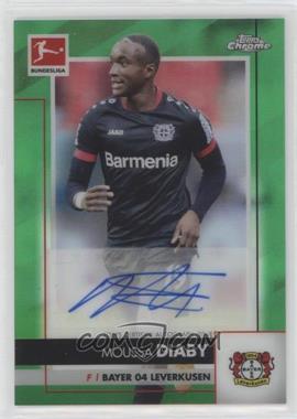 2020-21 Topps Chrome Bundesliga - Chrome Autographs - Green Refractor #BCA-MDI - Moussa Diaby /99