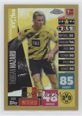 2020-21 Topps Chrome Match Attax Bundesliga - [Base] - Gold Refractor #122 - Internationale Stars - Thorgan Hazard /50