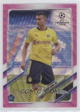 2020-21 Topps Chrome UCL - [Base] - Pink Wave Refractor #93 - Reinier Jesus