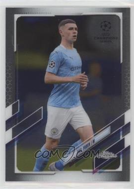 2020-21 Topps Chrome UCL - [Base] #34 - Phil Foden