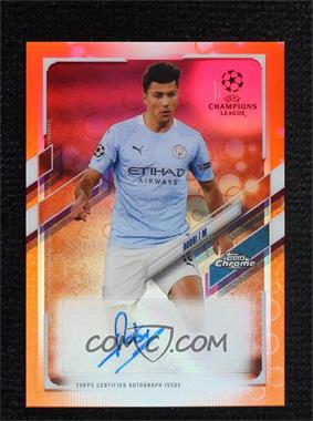 2020-21 Topps Chrome UCL - Chrome Autographs - Orange Bubbles Refractor #CA-RD - Rodri