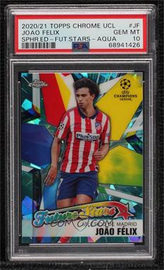 2020-21 Topps Chrome UCL Sapphire Edition - Future Stars #FS-JF - Joao Felix [PSA 10 GEM MT]