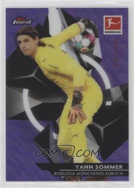 2020-21 Topps Finest Bundesliga - [Base] - Purple Wave Refractor #74 - Yann Sommer /250