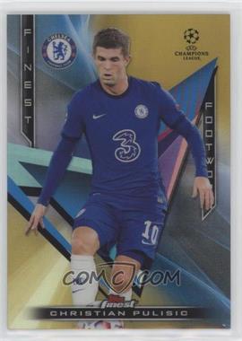 2020-21 Topps Finest UCL - Finest Footwork - Gold Refractor #FF-10 - Christian Pulisic /50