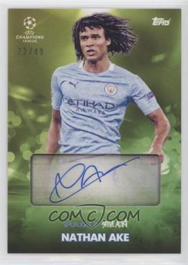 2020-21 Topps Football Festival by Steve Aoki - [Base] - Green Autographs #_NAAK - Nathan Ake /49