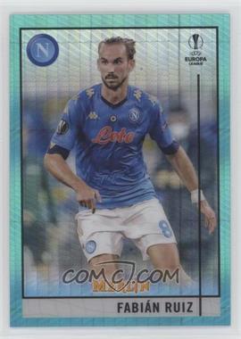 2020-21 Topps Merlin Collection Chrome UCL - [Base] - Aqua Prism Refractor #81 - Fabian Ruiz