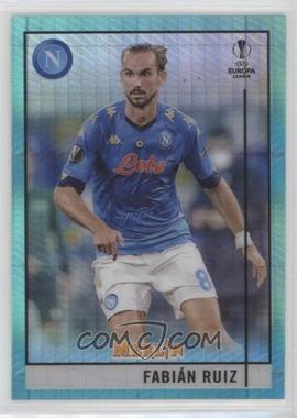 2020-21 Topps Merlin Collection Chrome UCL - [Base] - Aqua Prism Refractor #81 - Fabian Ruiz