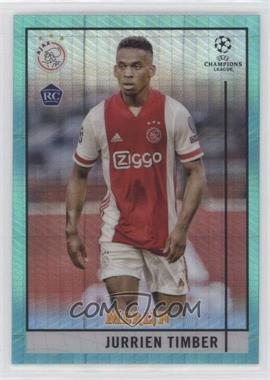 2020-21 Topps Merlin Collection Chrome UCL - [Base] - Aqua Prism Refractor #9 - Jurrien Timber