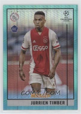 2020-21 Topps Merlin Collection Chrome UCL - [Base] - Aqua Prism Refractor #9 - Jurrien Timber