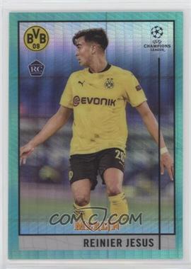 2020-21 Topps Merlin Collection Chrome UCL - [Base] - Aqua Prism Refractor #92 - Reinier Jesus