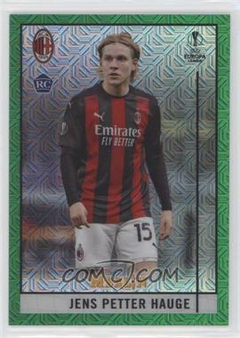 2020-21 Topps Merlin Collection Chrome UCL - [Base] - Green Mojo Refractor #70 - Jens Petter Hauge /99