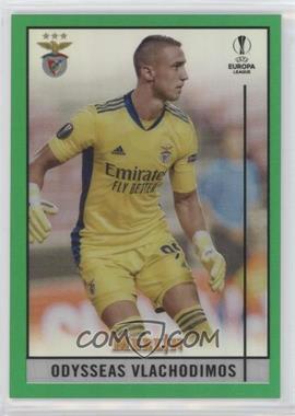 2020-21 Topps Merlin Collection Chrome UCL - [Base] - Green Refractor #42 - Odysseas Vlachodimos /99