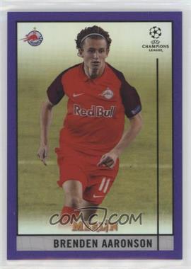 2020-21 Topps Merlin Collection Chrome UCL - [Base] - Purple Refractor #76 - Brenden Aaronson /299