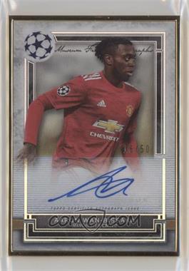 2020-21 Topps Museum Collection UCL - Framed Autographs #FA-AWB - Aaron Wan-Bissaka /50