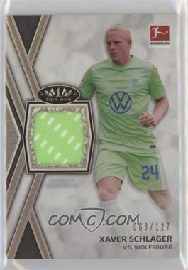2020-21 Topps Tier One Bundesliga - Tier One Relics #TR-XS - Xaver Schlager /127
