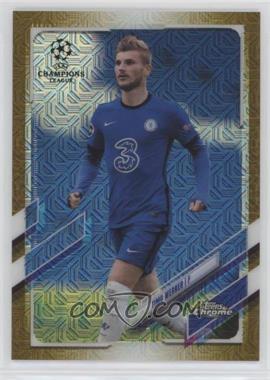 2020-21 Topps UCL Japan Edition - [Base] - Chrome Gold Refractor #25 - Timo Werner /50