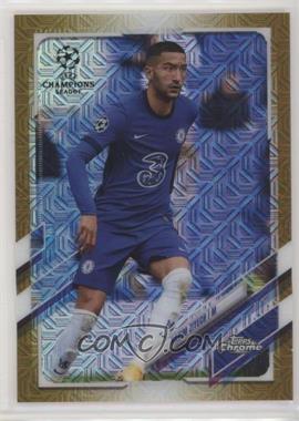 2020-21 Topps UCL Japan Edition - [Base] - Chrome Gold Refractor #84 - Hakim Ziyech /50