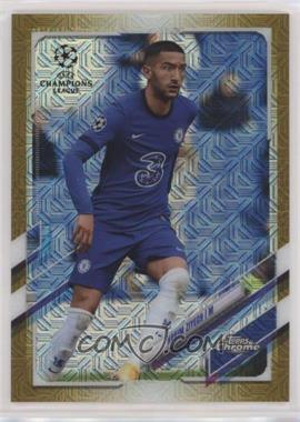 2020-21 Topps UCL Japan Edition - [Base] - Chrome Gold Refractor #84 - Hakim Ziyech /50