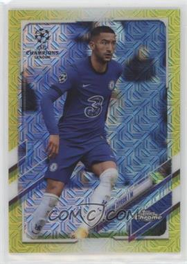 2020-21 Topps UCL Japan Edition - [Base] - Chrome Yellow Refractor #84 - Hakim Ziyech /150