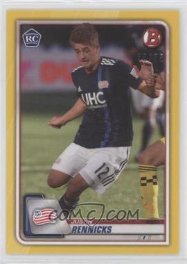 2020 Bowman MLS - [Base] - Yellow #64 - Justin Rennicks /75