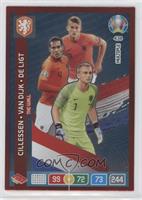 The Wall - Jasper Cillessen, Virgil Van Dijk, Matthijs de Ligt