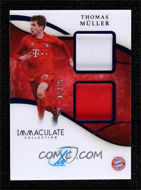 2020 Panini Immaculate Collection - Dual Swatch Autographs - Sapphire #DU-TM - Thomas Muller /15