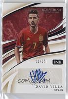 David Villa #/25