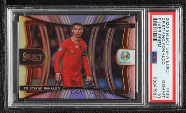 2020 Panini Select UEFA Euro Preview - [Base] - Silver Prizm #136.1 - Mezzanine - Cristiano Ronaldo [PSA 10 GEM MT]