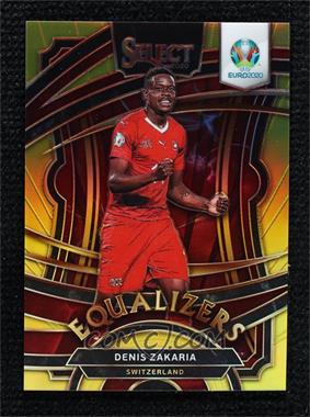 2020 Panini Select UEFA Euro Preview - Equalizers - Gold Prizm #E-19 - Denis Zakaria /10