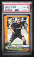 Jordan Morris [PSA 8 NM‑MT] #/25