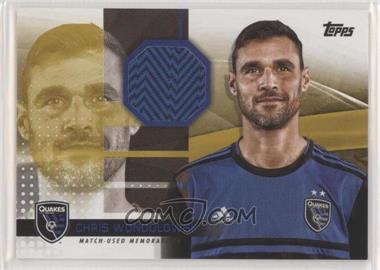 2020 Topps MLS - Jumbo Relics - Gold #JR-CW - Chris Wondolowski /50