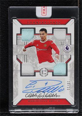 2021-22 Panini Chronicles - Cornerstones Premier League Autograph Relics #C-CR7 - Cristiano Ronaldo /10 [Uncirculated]