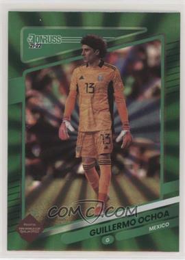 2021-22 Panini Donruss Road to Qatar - [Base] - Holo Green Laser #85 - Guillermo Ochoa