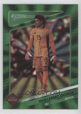 2021-22 Panini Donruss Road to Qatar - [Base] - Holo Green Laser #85 - Guillermo Ochoa