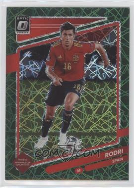 2021-22 Panini Donruss Road to Qatar - [Base] - Optic Green Velocity Prizm #149 - Rodri