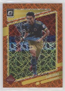 2021-22 Panini Donruss Road to Qatar - [Base] - Optic Orange Velocity Prizm #36 - Luis Diaz /49