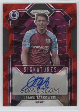 2021-22 Panini Prizm Premier League - Signatures - Red Ice Prizm #S-JTA - James Tarkowski