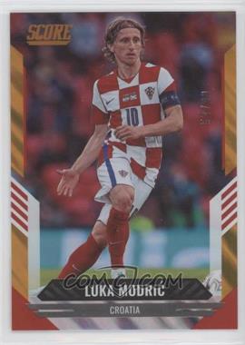 2021-22 Panini Score FIFA - [Base] - Orange Lava #39 - Luka Modric /99