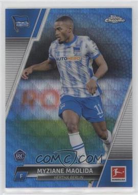 2021-22 Topps Chrome Bundesliga - [Base] - Blue Wave Refractor #10 - Myziane Maolida /150