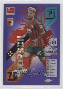 2021-22 Topps Chrome Match Attax Bundesliga - [Base] - Purple Refractor #5 - Niklas Dorsch /299